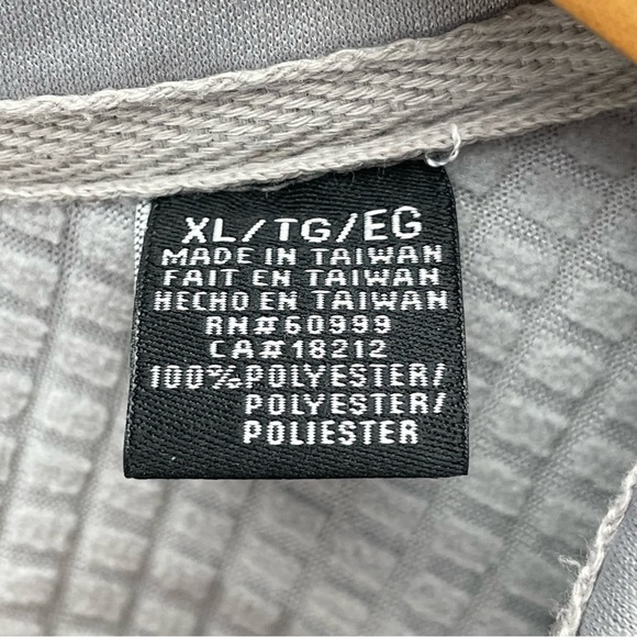 Antigua Golf Mens Grey Full Zip Jacket Size XL - Picture 5 of 13